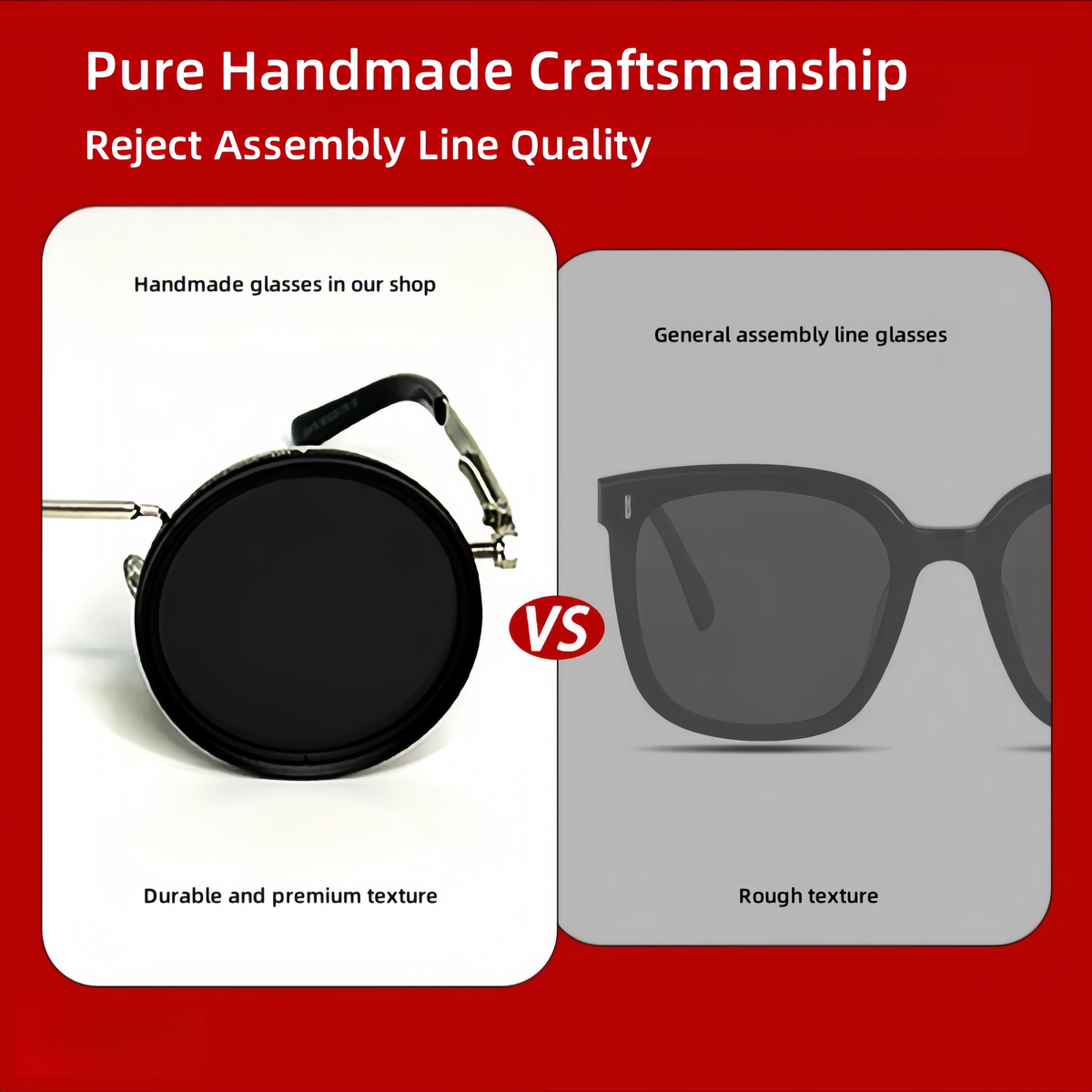 ND hand-made adjustable polarized sunglasses