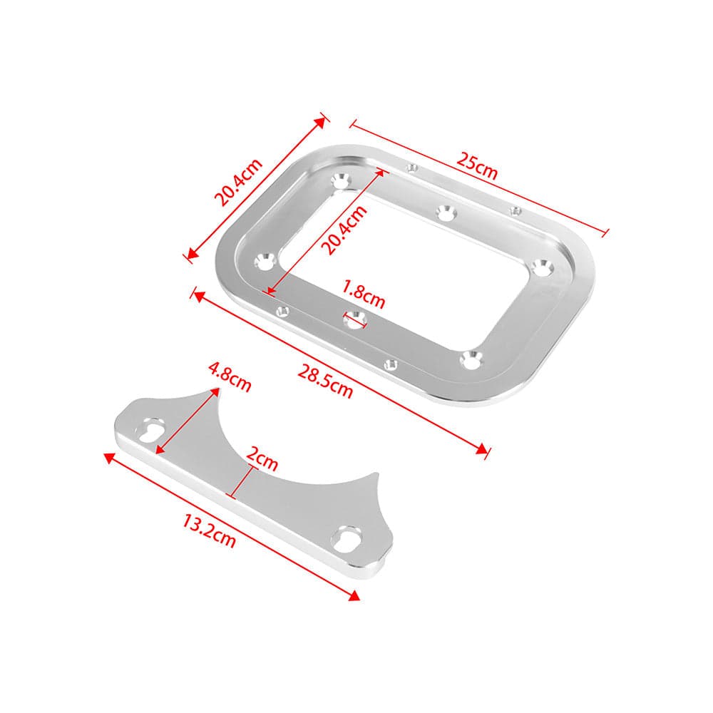 Battery Bracket Relocation Hold Down Tray Kit For Optima 34/78 Battery Aluminum