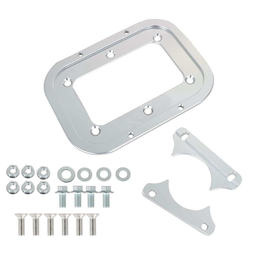 Battery Bracket Relocation Hold Down Tray Kit For Optima 34/78 Battery Aluminum